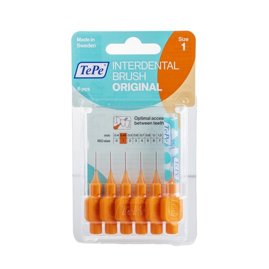 TePe Original 0,45 Interdentalbürste orange 6 St.