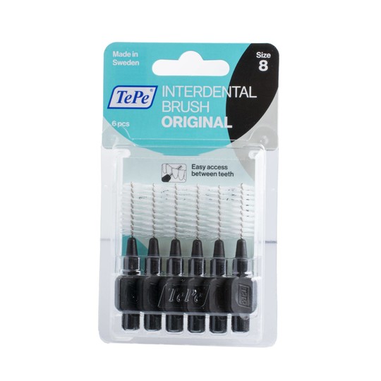 TePe Original 1,5 Interdentalbürste schwarz 6 St.