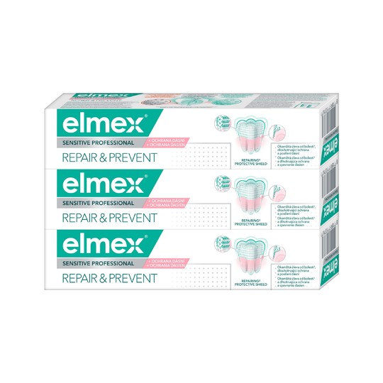 Elmex Sensitive Professional Repair&Prevent Zahncreme 3x75 ml