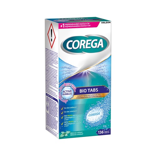 Corega Tabs Bio Formel Tabletten (136 Stk.)