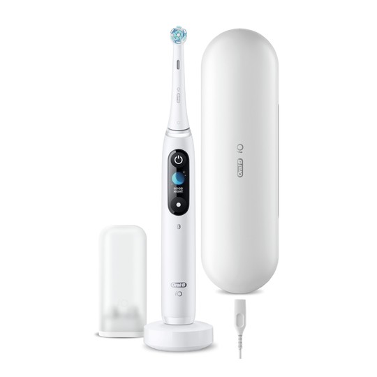 Oral-B iO Series 9 White Alabaster Magnetische Zahnbürste