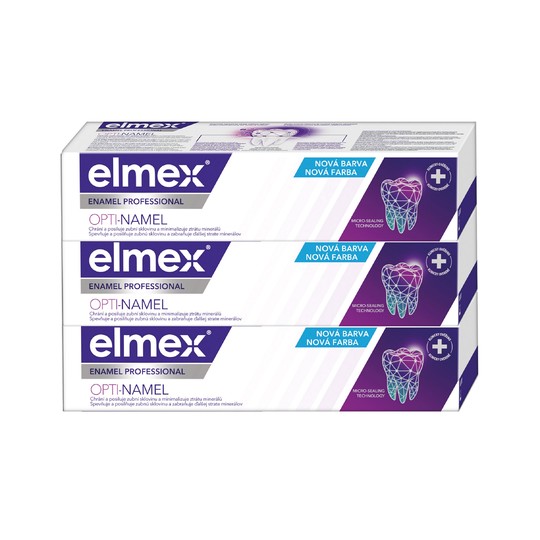 Elmex Enamel Professional Opti-namel Zahnpasta 3×75 ml