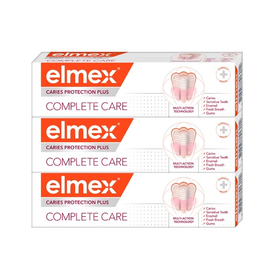 Elmex Caries Protection Plus Complete Care Zahnpasta 3x75 ml